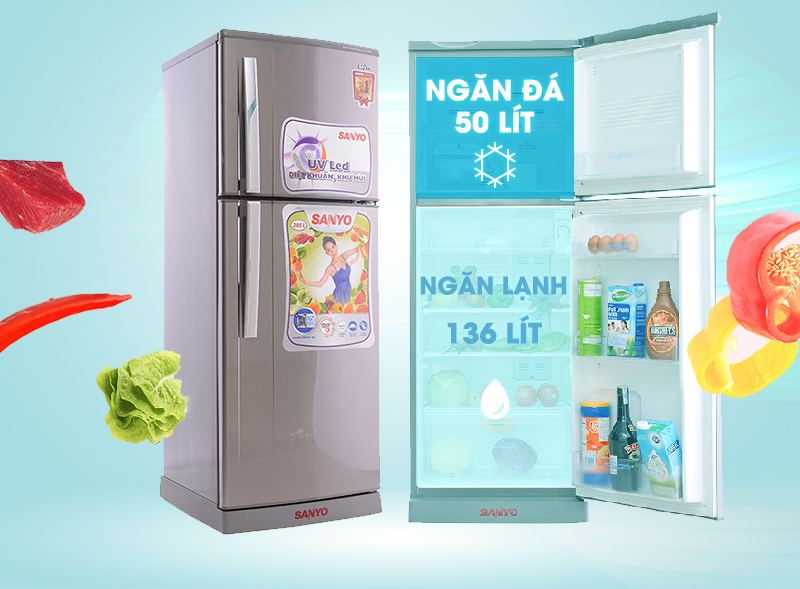 Thiết kế tủ lạnh ngăn đá trên quen thuộc với người tiêu dùng