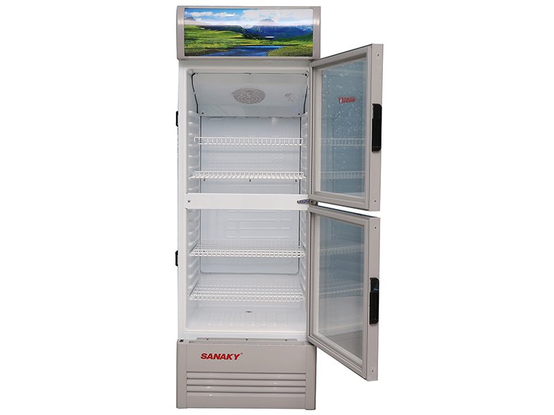 nhà phân phối chính thức tủ mát sanaky VH 308w dàn lạnh đồng 250 lít